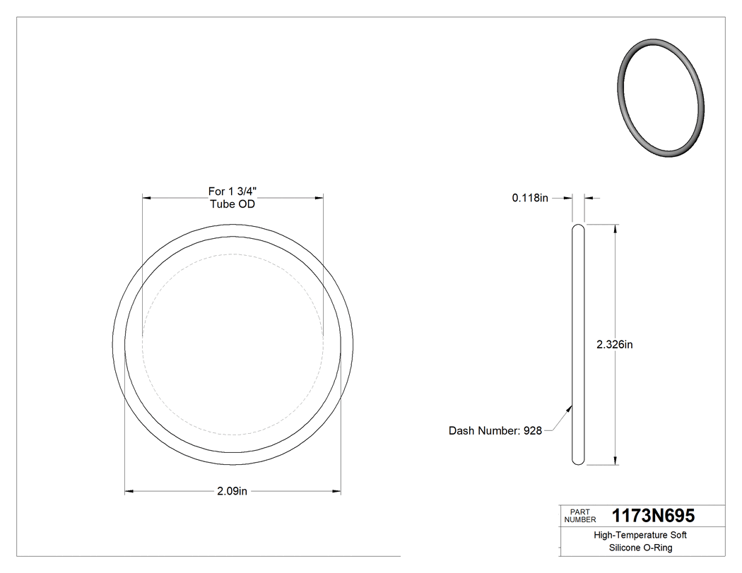 Technical drawing - 1173N695